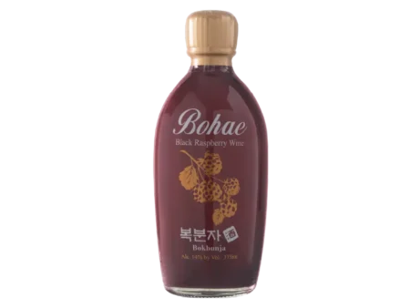 Rượu Bohae Bokbunja Phúc Bồn Tử 14% vol Chai 375 ml