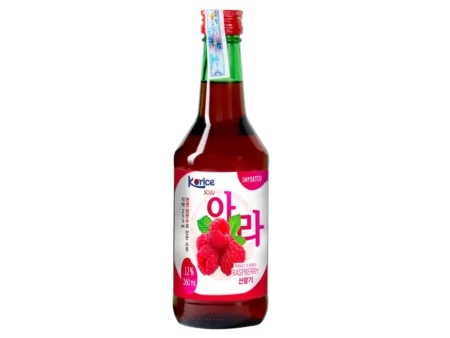 Rượu Soju Korice hương Phúc Bồn Tử 360ml 12%